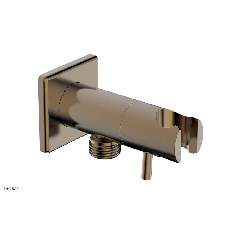 Phylrich - Hand Shower Outlet Supply and Holder - Antique Brass