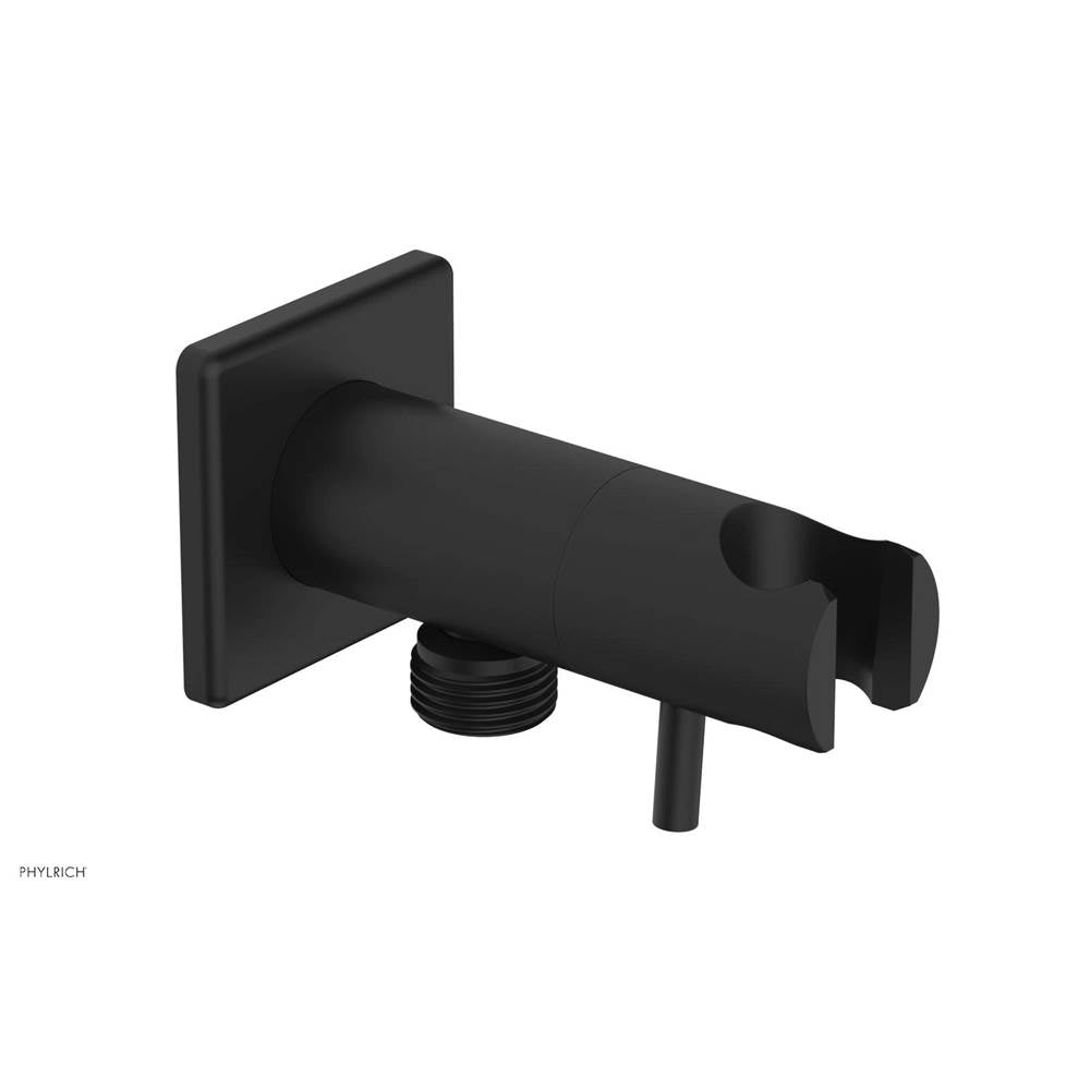 Phylrich - Hand Shower Outlet Supply and Holder - Matte Black