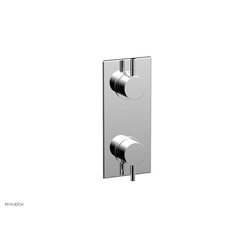 Phylrich - 1/2'' Mini Therm W Vol/Div - Polished Chrome