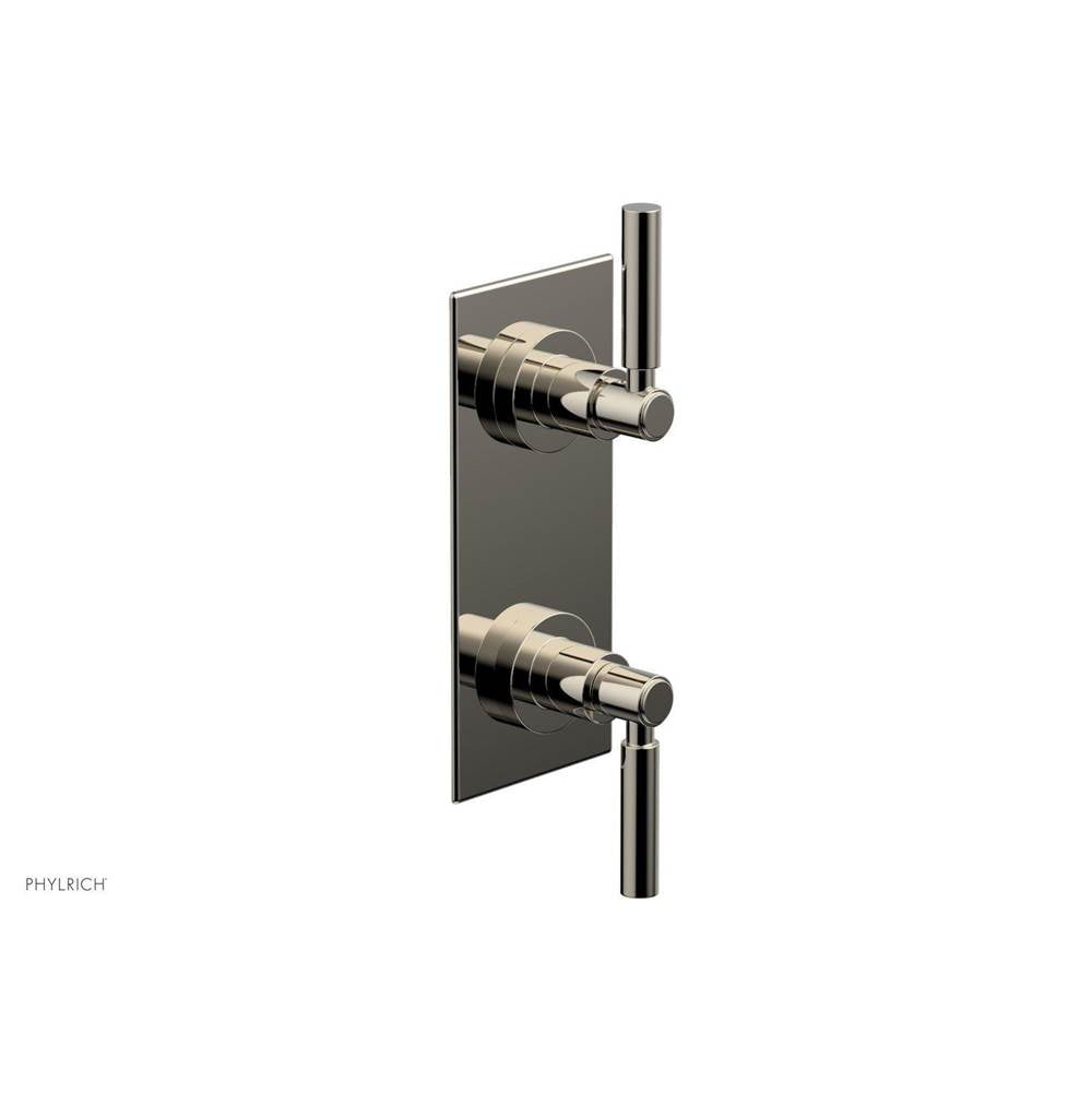 Phylrich - 1/2'' Mini Therm W Vol/Div - Polished Nickel