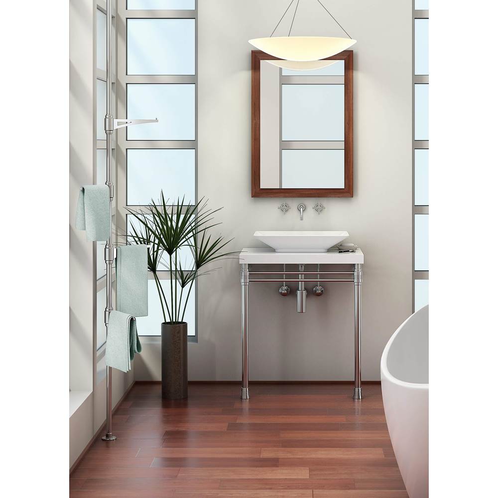 Palmer Industries - Leg Sys 2 Leg 1.5'' X .625'' Avery in Satin Nickel Un-Lacquered - Satin Nickel Un-Lacquered