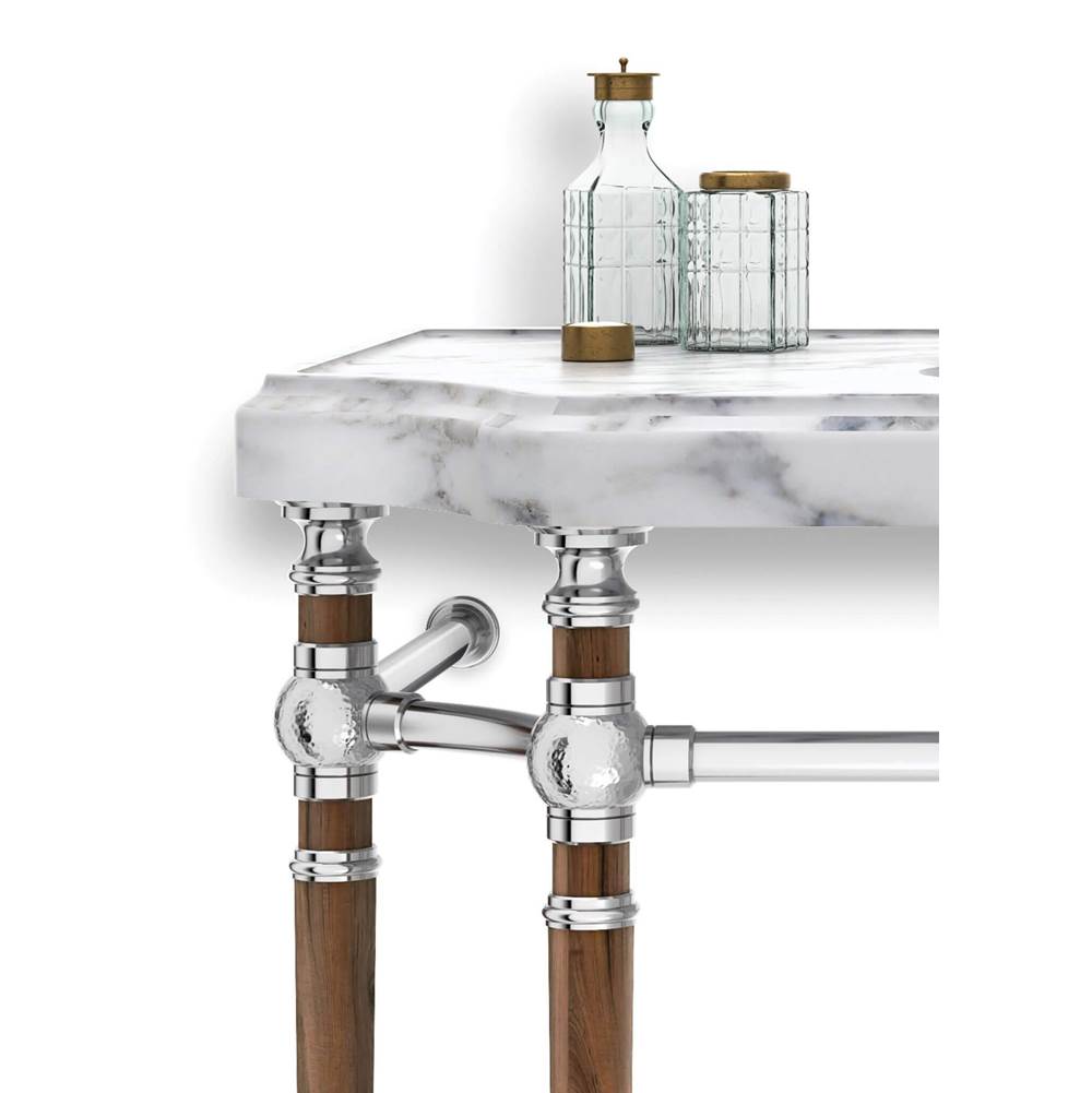 Leg Sys 4 Leg 1.5'' Bayonne in Aged Brass Lacquered