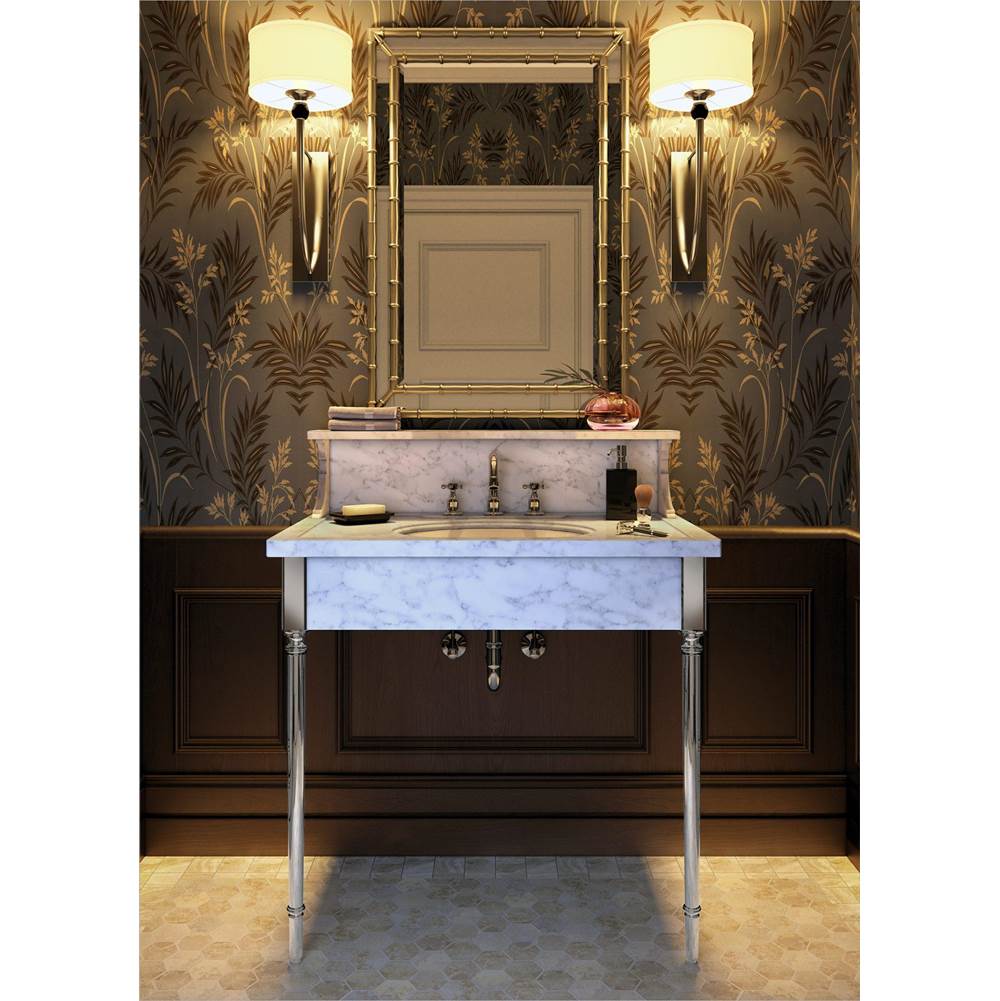 Palmer Industries - Leg Sys 2 Leg 1.5'' Providence in Satin Nickel Un-Lacquered - Satin Nickel Un-Lacquered