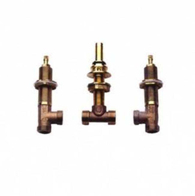 Pfister - Pfister 3-Hole Adjustable Roman Tub Valve - Unfinished