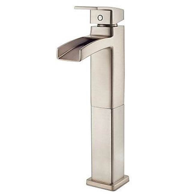 Pfister - Kenzo Single Control Vessel Bathroom Faucet in Brushed Nickel - Brushed Nickel
