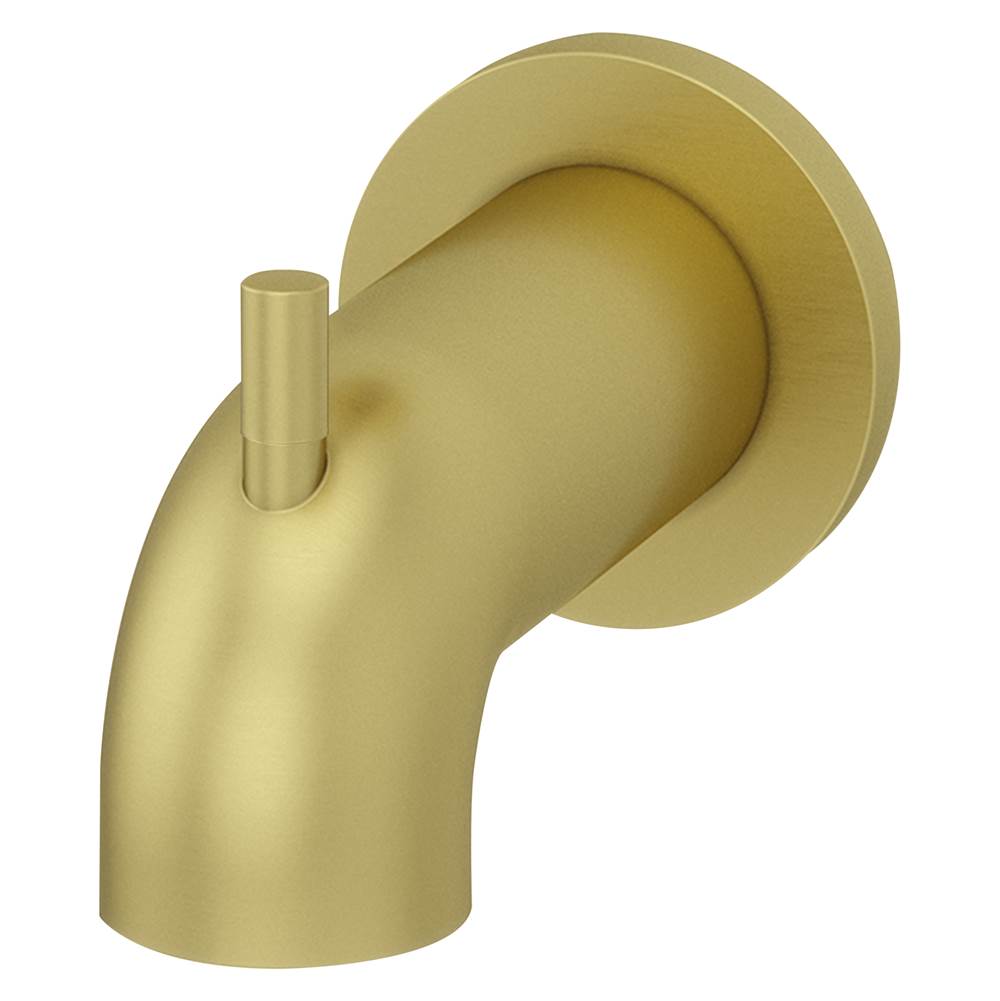 Pfister - Quick Connect Tub Spout with Diverter in Brushed Gold - Brushed Gold