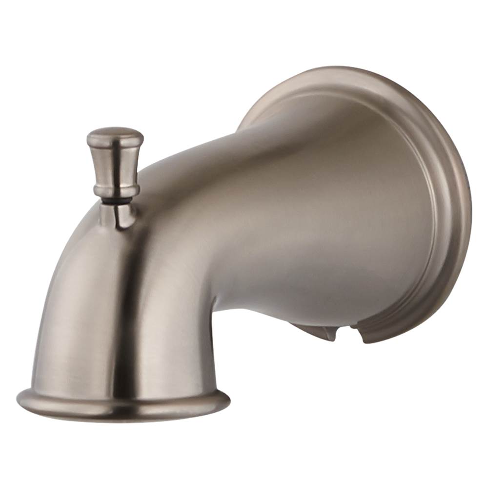 Pfister - Quick Connect Tub Spout with Diverter in PVD Brushed Nickel - Brushed Nickel