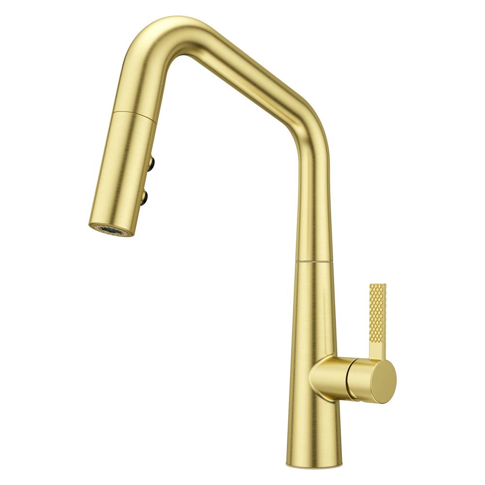 Pfister - Asari 1-Handle Pull-Down Kitchen Faucet in Brushed Gold - Brushed Gold