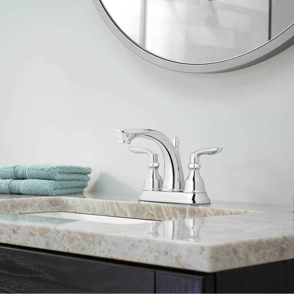 Avalon 2-Handle 4'' Centerset Bathroom Faucet in Polished Chrome