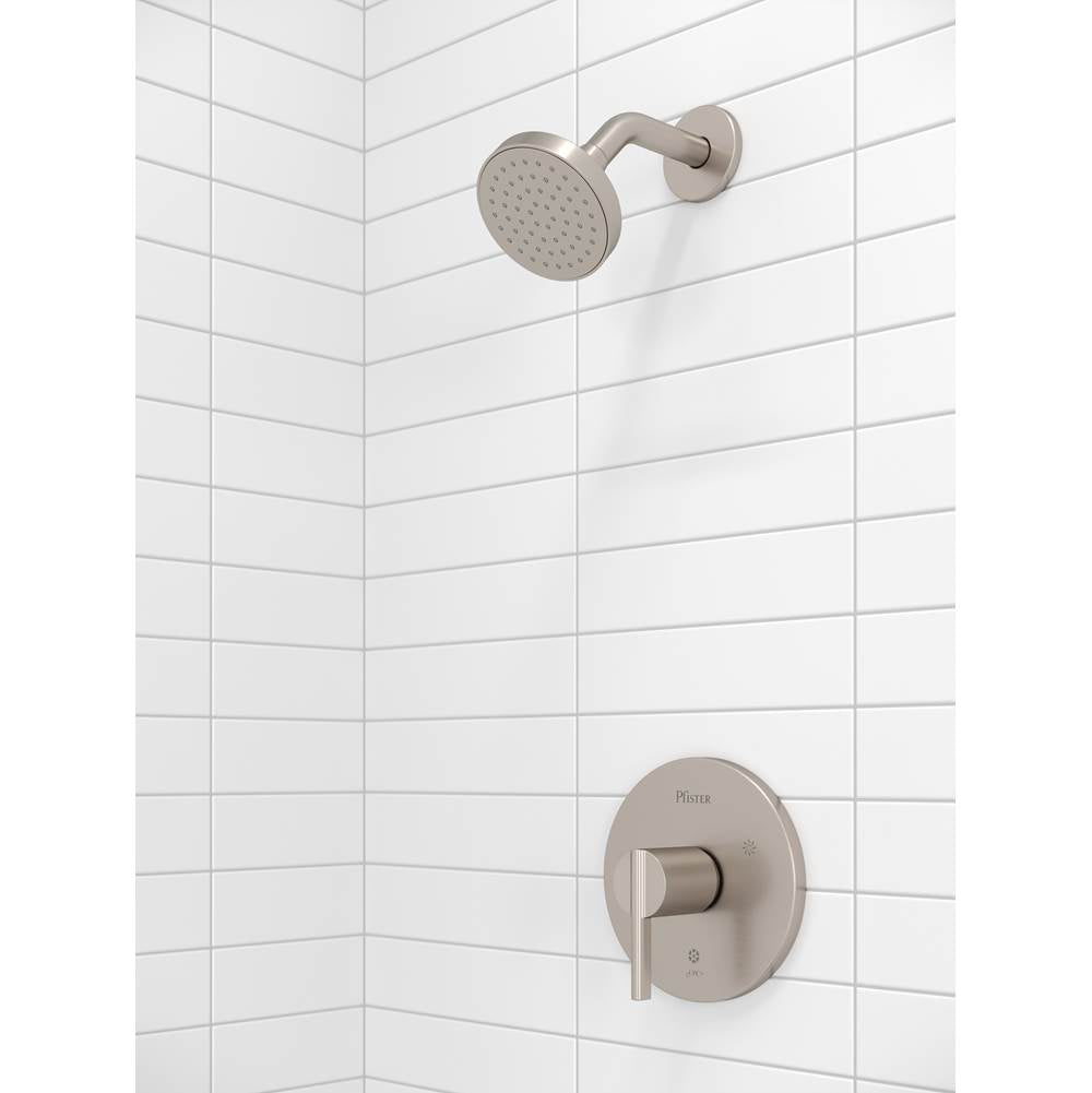 Brislin Shower trim, Showerhead not Included in Matte Black