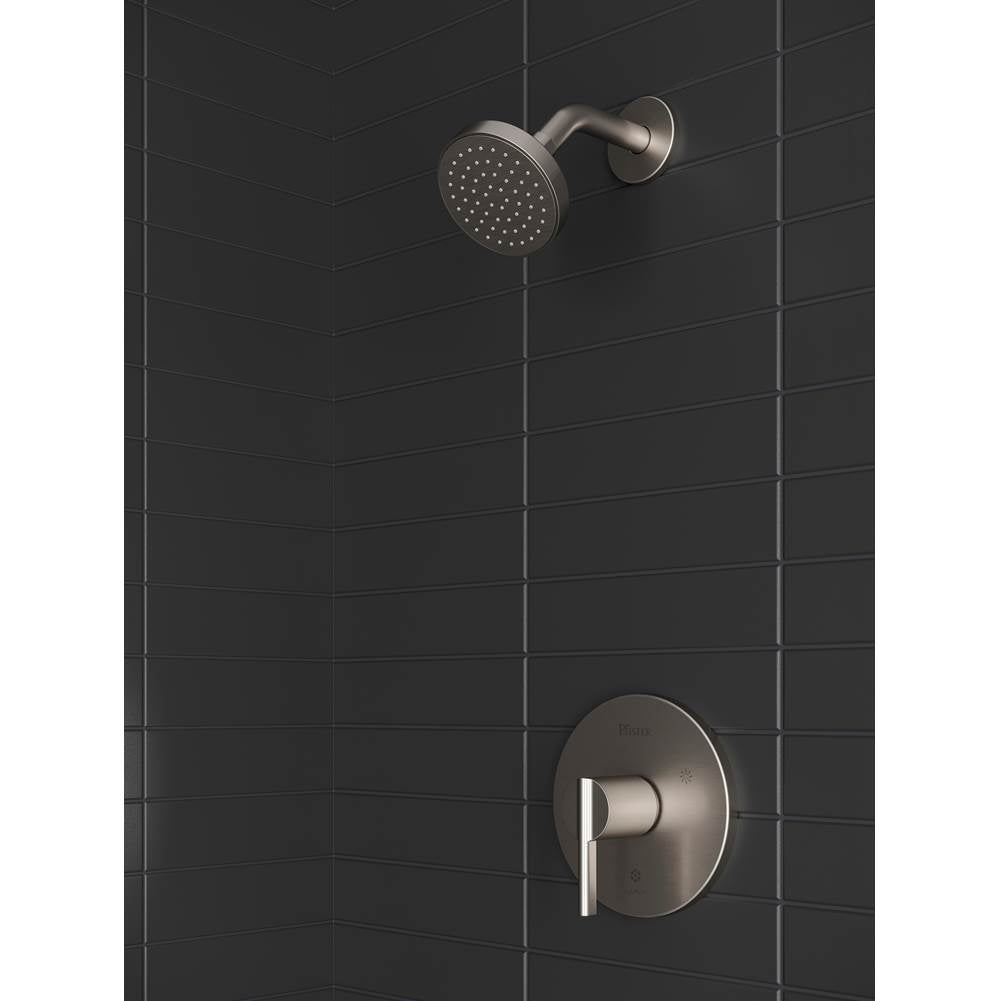 Brislin Shower trim, Showerhead not Included in Matte Black
