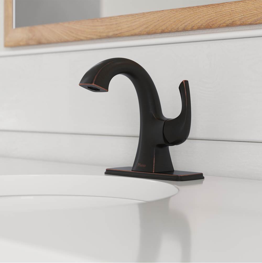 Bronson Single Control 4'' Centerset Bathroom Faucet in Polished Chrome