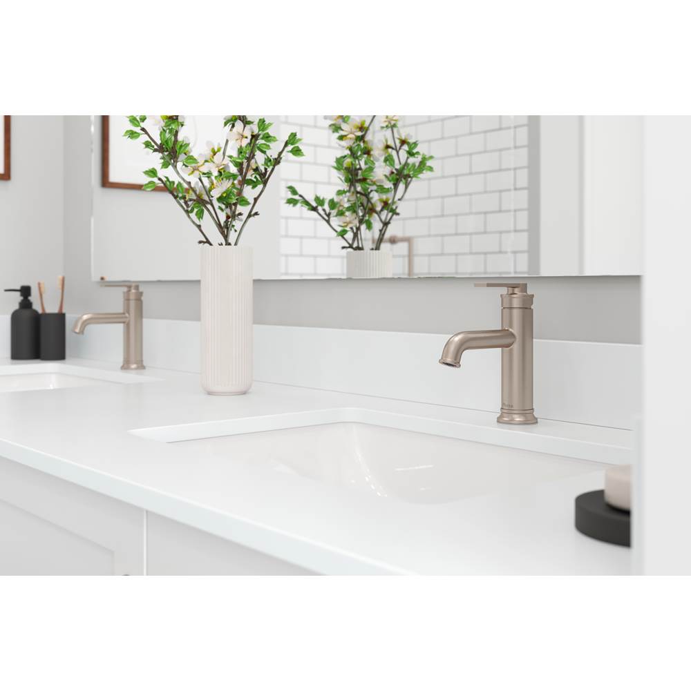 Colfax Single Control 4'' Centerset Bathroom Faucet in Matte Black