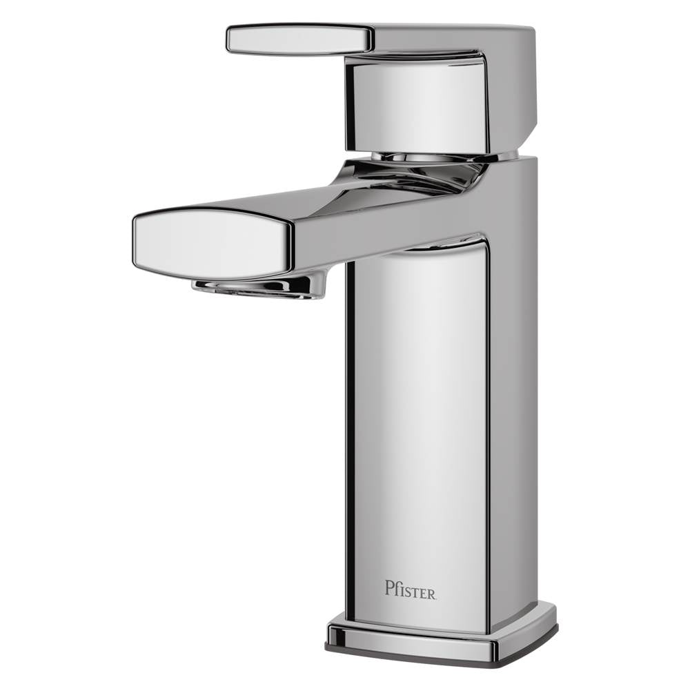 Pfister - Deckard Single Control 4'' Centerset Bathroom Faucet in Polished Chrome - Polished Chrome
