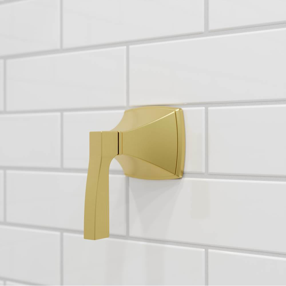 Holliston Shower Diverter Trim in Brushed Gold