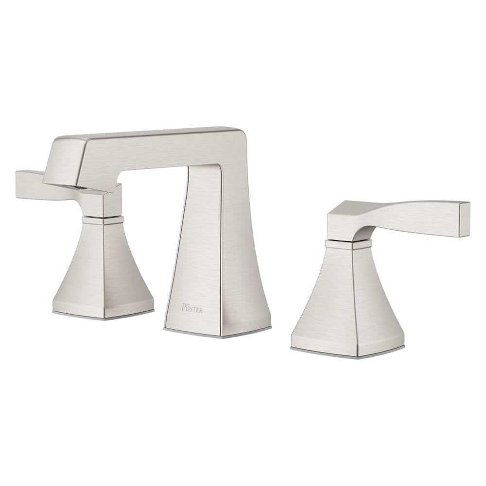 Pfister - Holliston 8 in. Widespread Bathroom Faucet inSpot Defense Brushed Nickel - Spot Defense Brushed Nickel