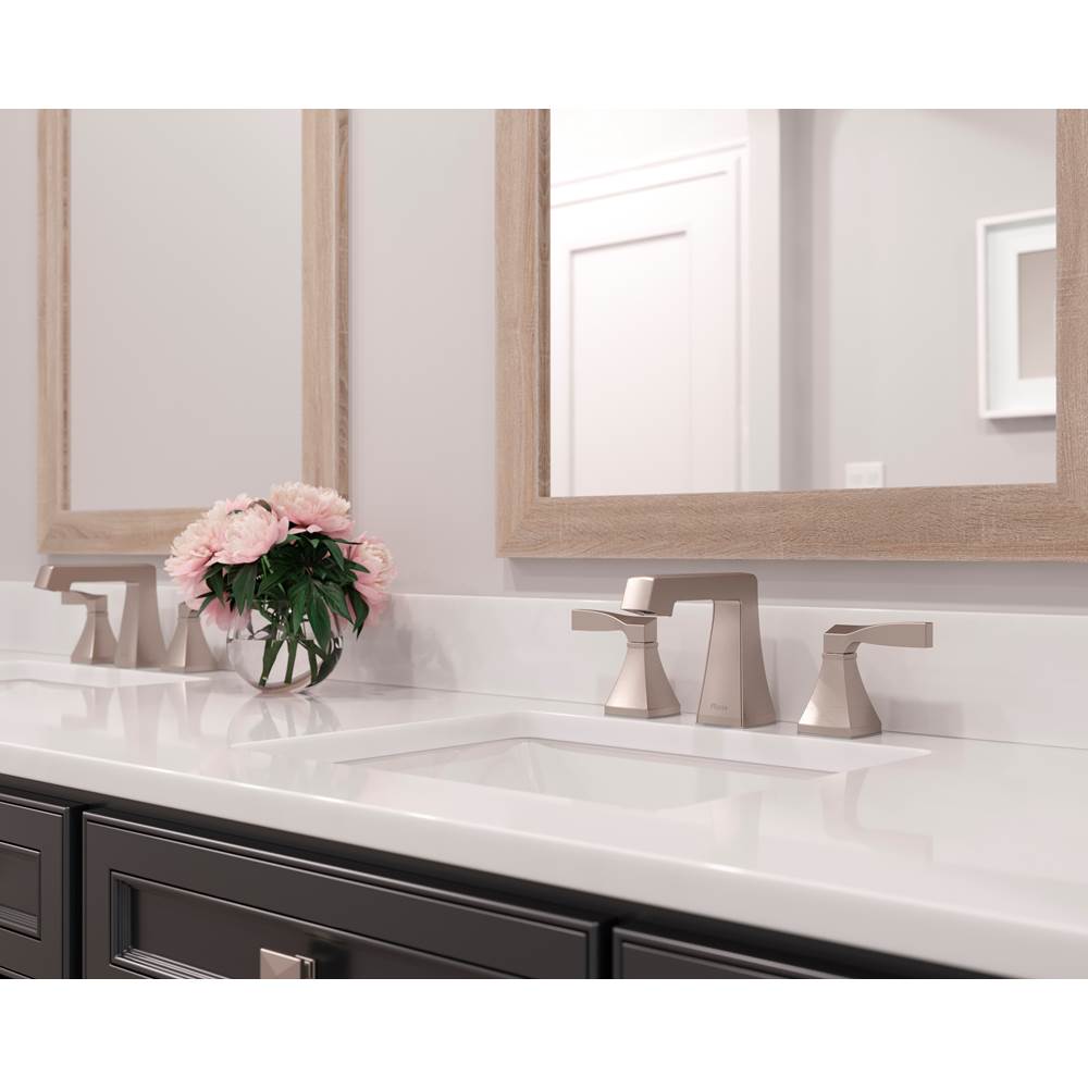 Holliston 8 in. Widespread Bathroom Faucet inBrushed Gold