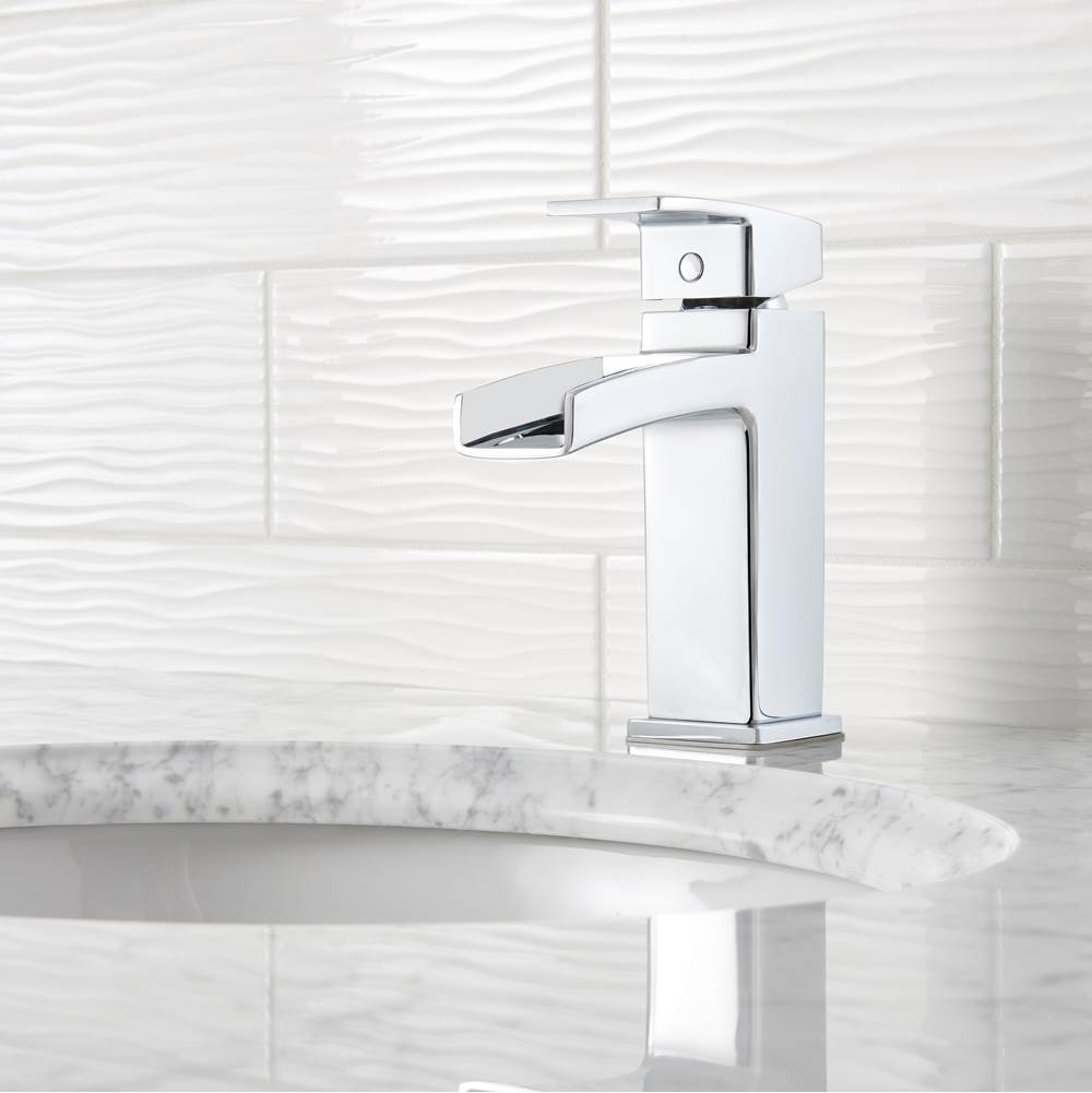 Kenzo Single Control 4'' Centerset Bathroom Faucet in Black
