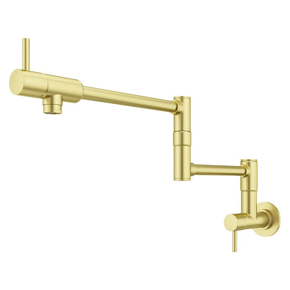 Lita 2-Handle 1-Hole Potfiller Kitchen Faucet in Matte Black