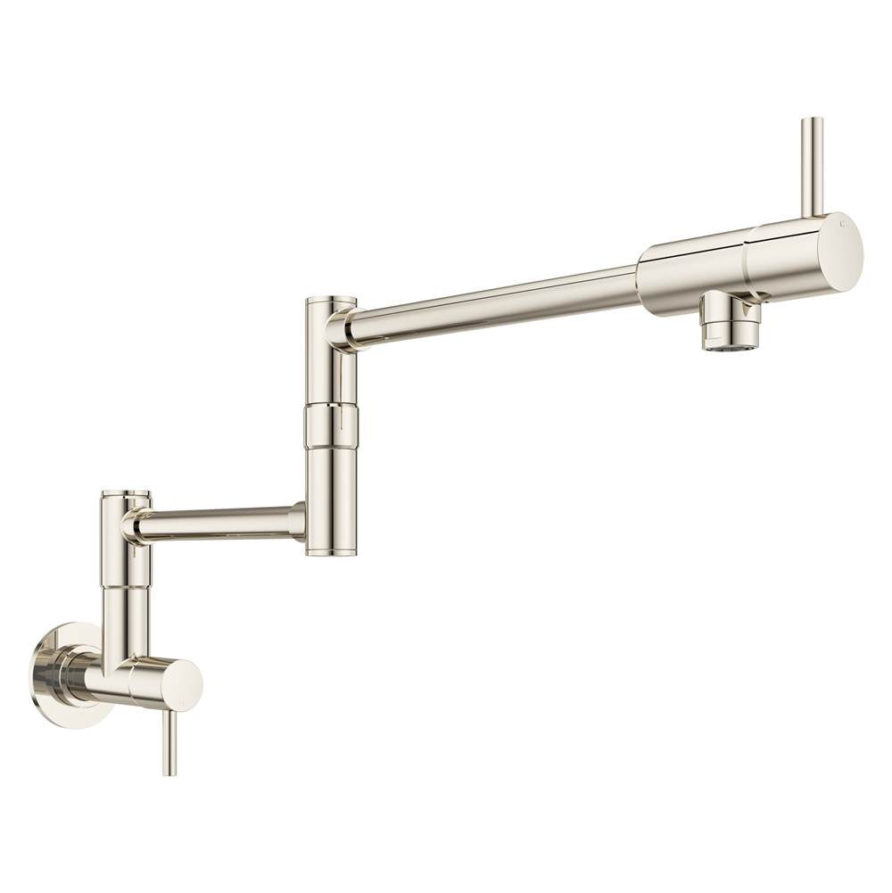 Lita 2-Handle 1-Hole Potfiller Kitchen Faucet in Matte Black