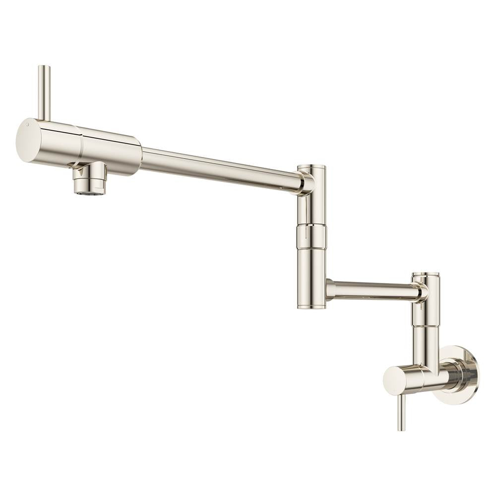 Lita 2-Handle 1-Hole Potfiller Kitchen Faucet in Matte Black