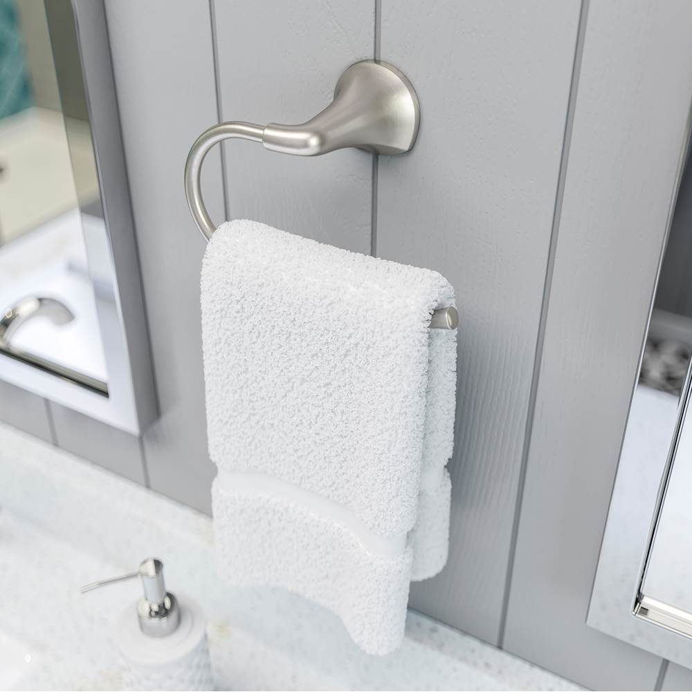McAllen Towel Ring in Polished Chrome