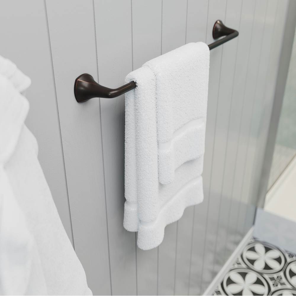 McAllen 24 in. Towel Bar in Matte Black