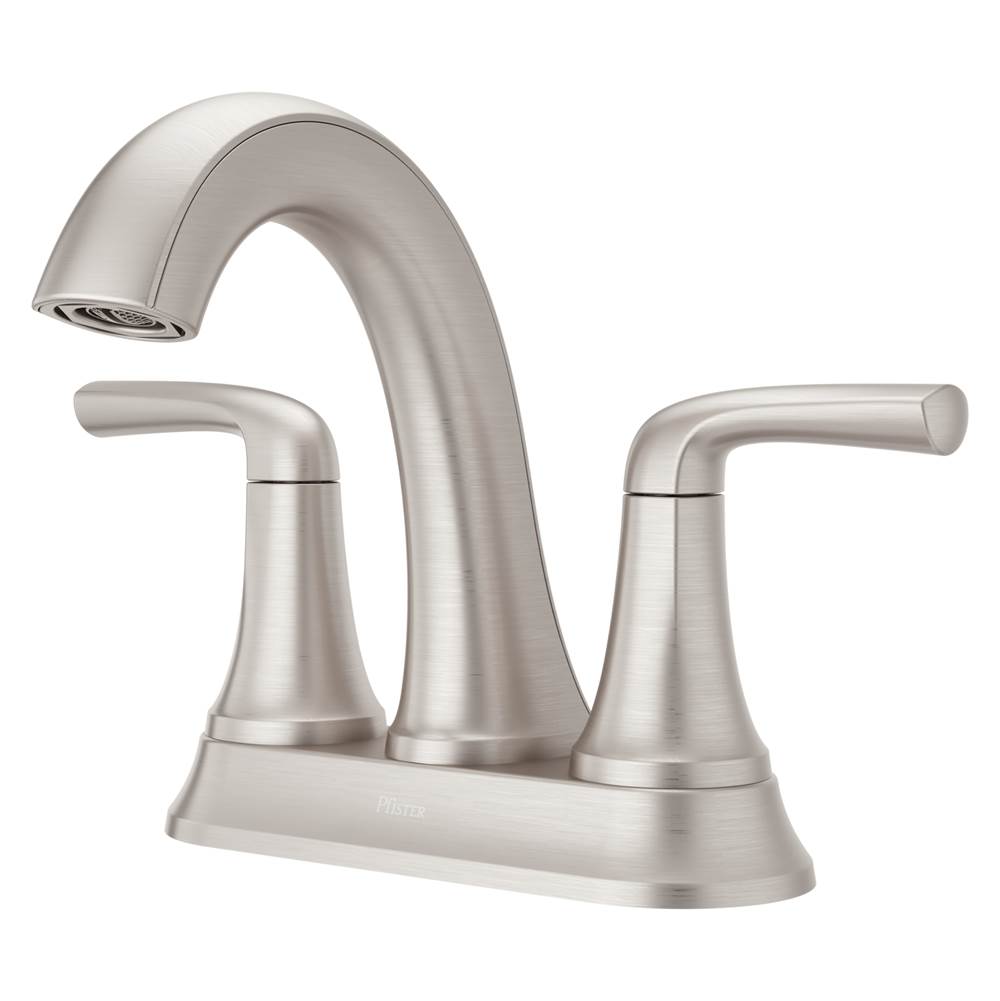 Pfister - McAllen 2-Handle 4'' Centerset Bathroom Faucet in Spot Defense Brushed Nickel - Spot Defense Brushed Nickel