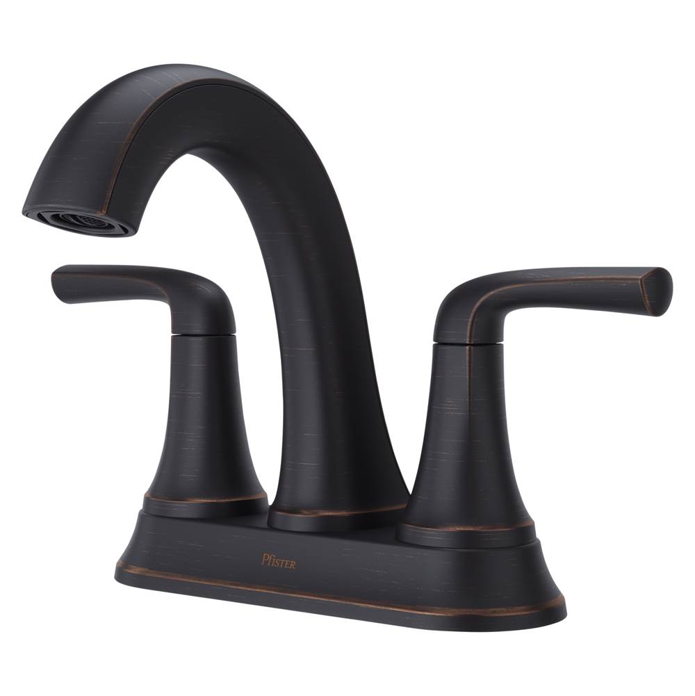 Pfister - McAllen 2-Handle 4'' Centerset Bathroom Faucet in Tuscan Bronze - Tuscan Bronze