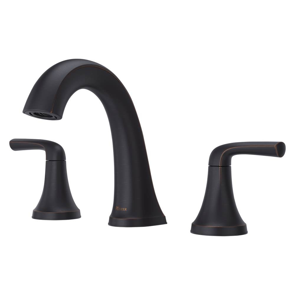 Pfister - McAllen 2-Handle 8'' Widespread Bathroom Faucet in Tuscan Bronze - Tuscan Bronze