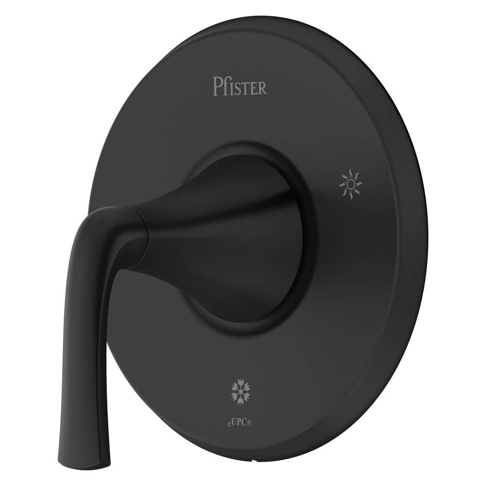 Pfister - McAllen 1-Handle Tub & Shower Valve Only Trim Kit in Matte Black - Matte Black