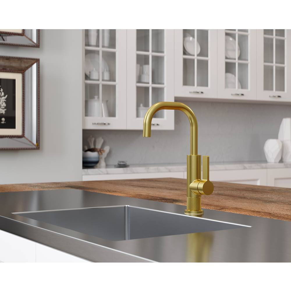 Montay 1-Handle Bar/Prep Kitchen Faucet in Matte Black