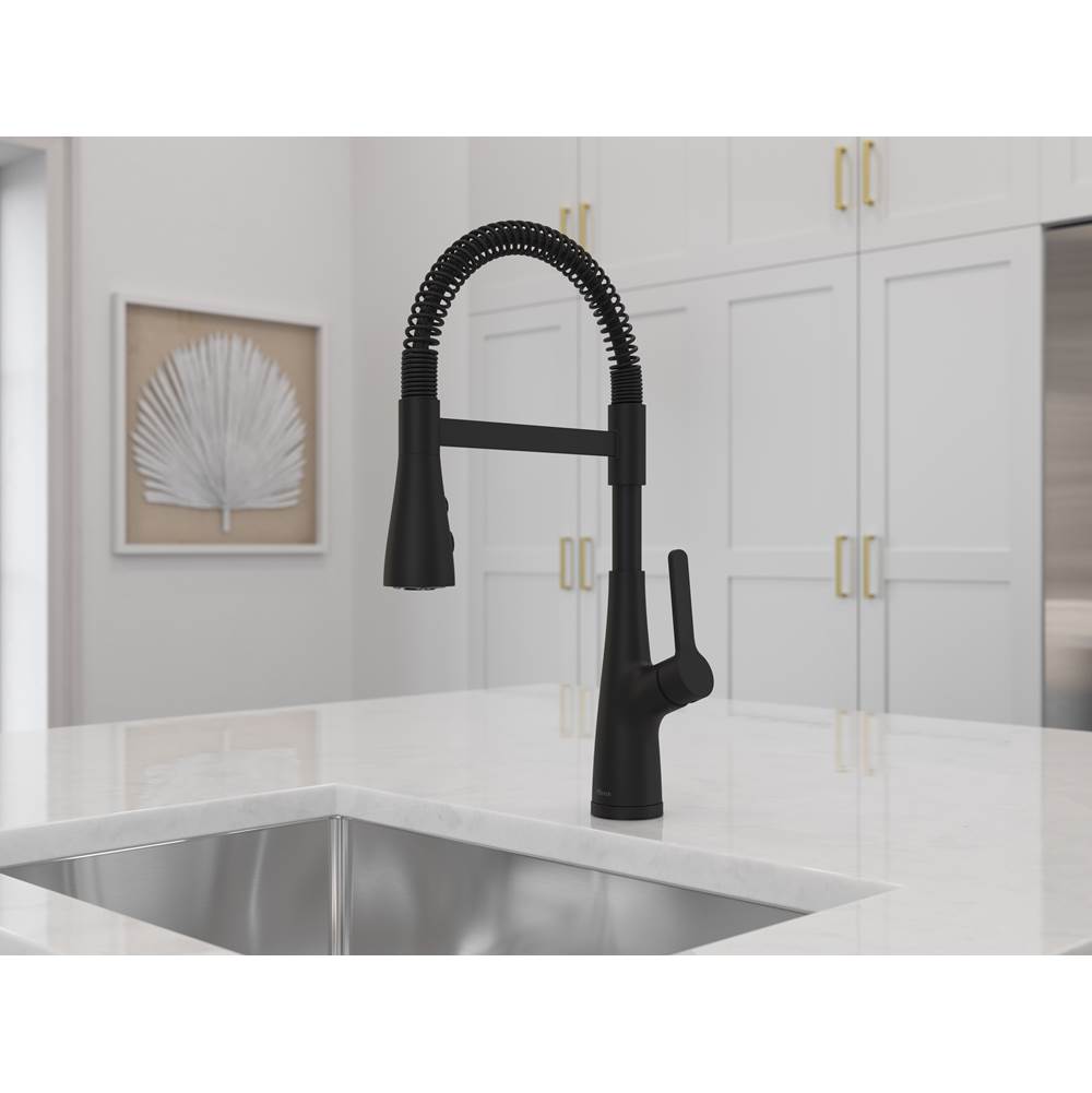 Neera Culinary Faucet in Matte Black
