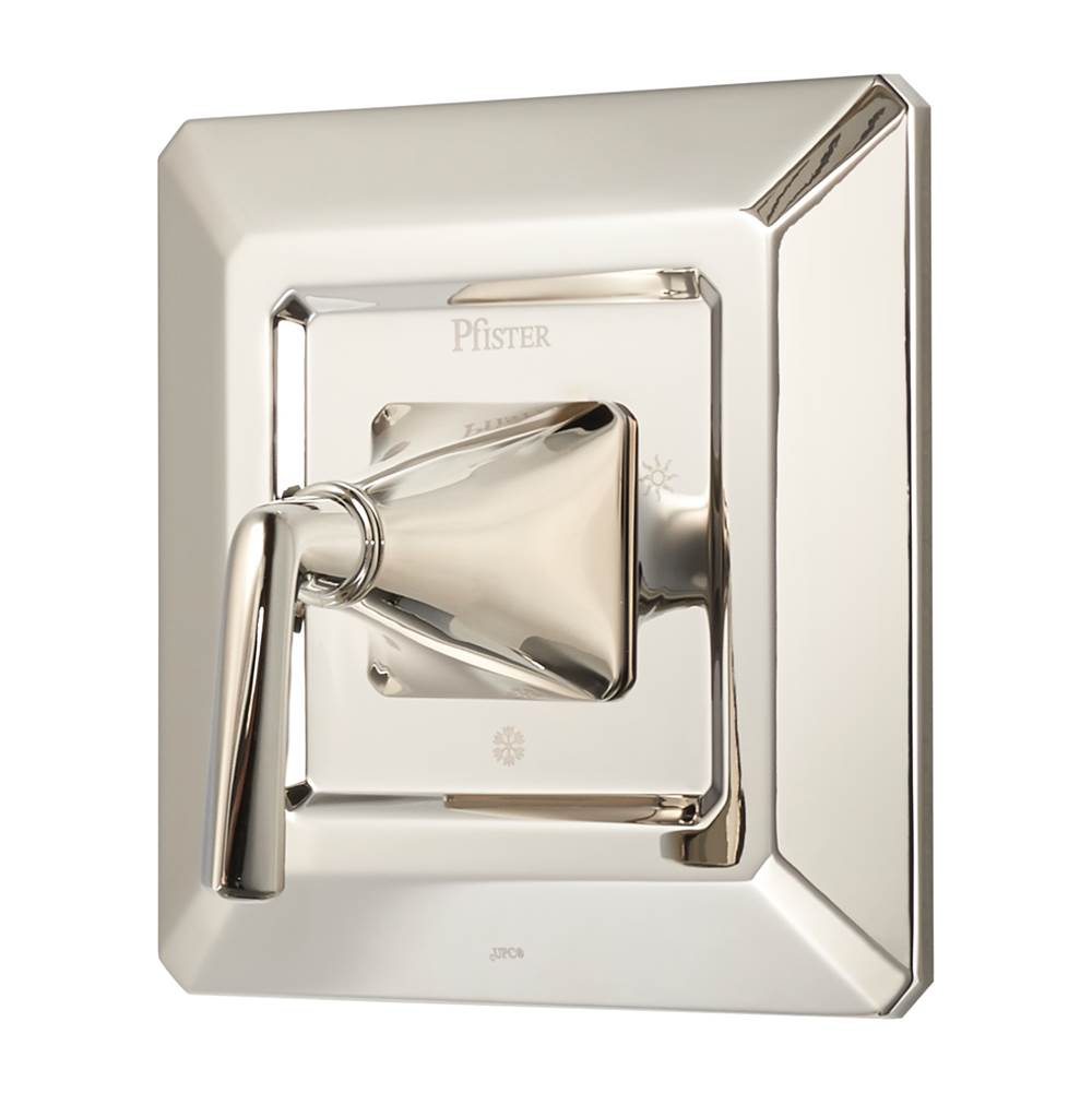 Pfister - Park Avenue 1-Handle Tub & Shower Valve Only Trim in Polished Nickel - Polished Nickel
