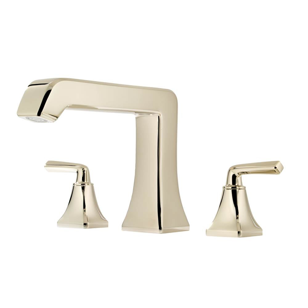 Pfister - Park Avenue 2-Handle Complete Roman Tub Trim in Polished Nickel - Polished Nickel