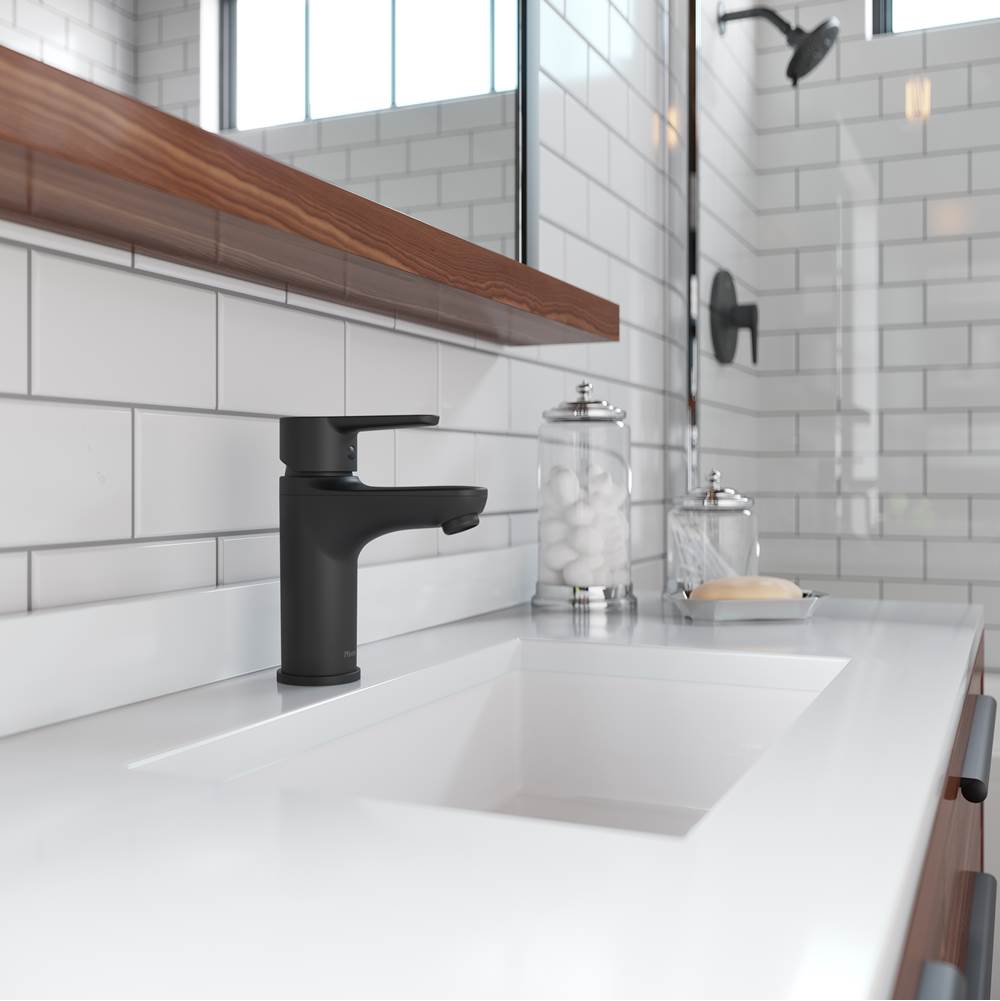 Pfirst Modern Single Control Bath Faucet in Matte Black