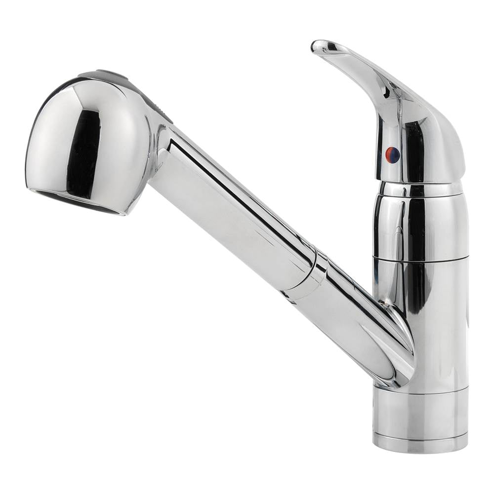 Pfister - Pfirst Series 1-Handle Pull-Out Kitchen Faucet in Polished Chrome - Polished Chrome