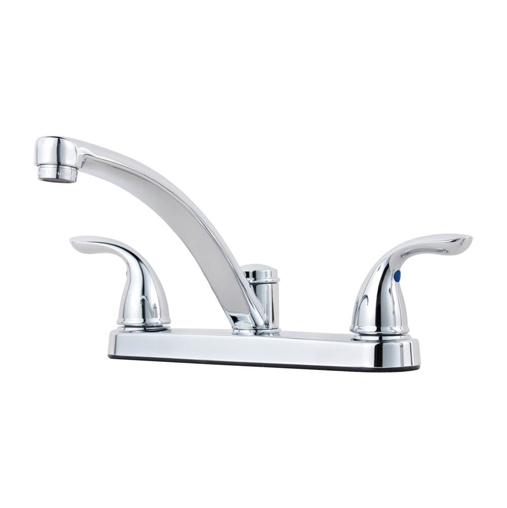 Pfister - Pfirst Series 2-Handle Kitchen Faucet in Polished Chrome - Polished Chrome