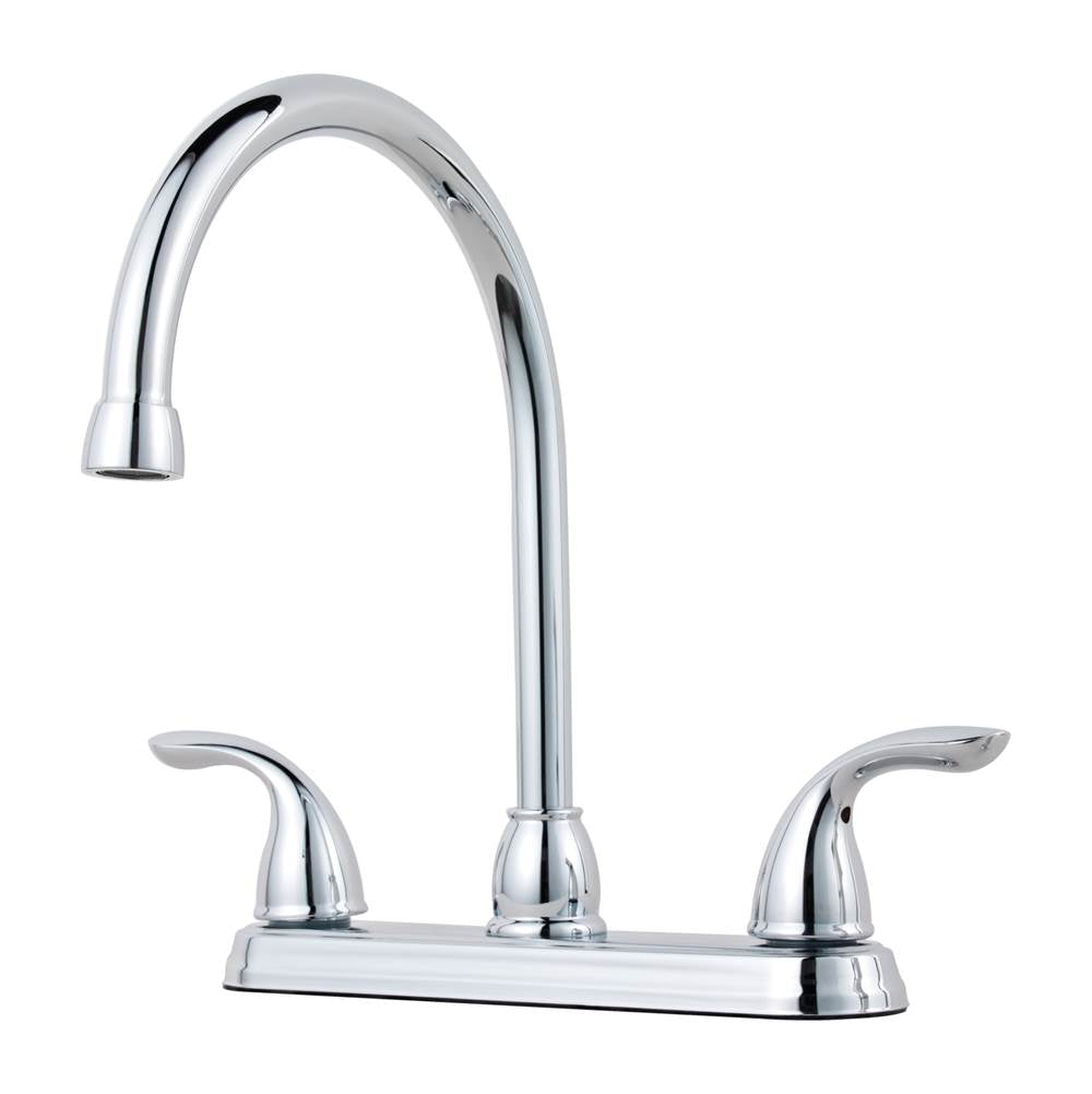 Pfister - Pfirst Series 2-Handle Kitchen Faucet in Polished Chrome - Polished Chrome