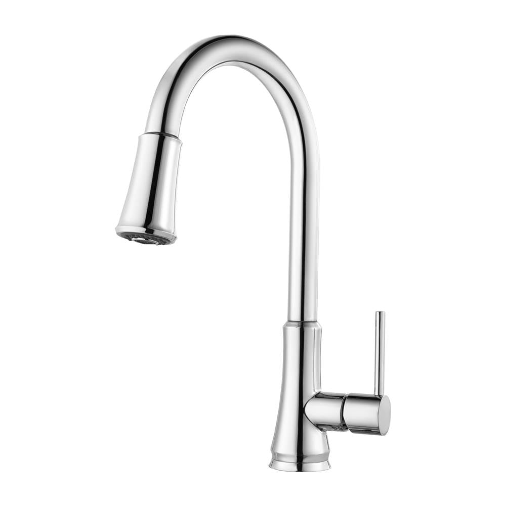 Pfister - Pfirst Series 1-Handle Pull-Down Kitchen Faucet in Polished Chrome - Polished Chrome