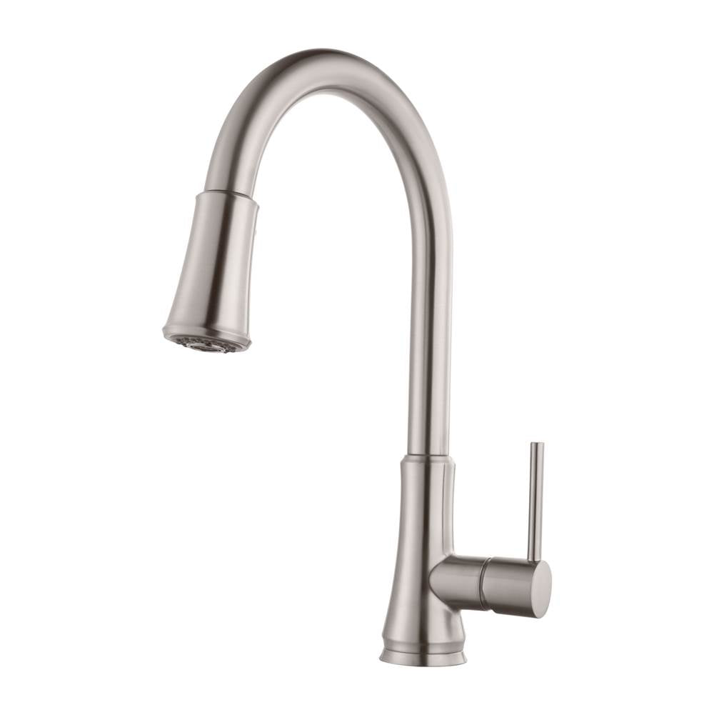 Pfister - Pfirst Series 1-Handle Pull-Down Kitchen Faucet in Stainless Steel - Stainless Steel