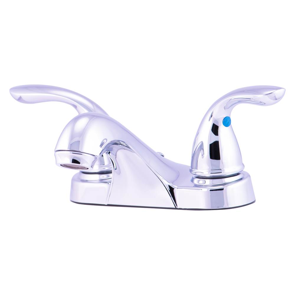 Pfirst Series 2-Handle 4'' Centerset Bathroom Faucet in Polished Chrome