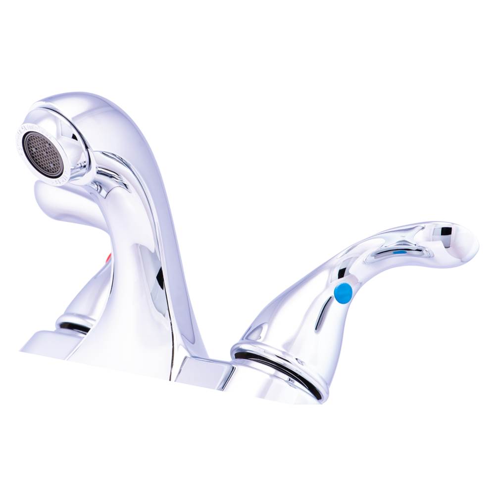 Pfirst Series 2-Handle 4'' Centerset Bathroom Faucet in Polished Chrome