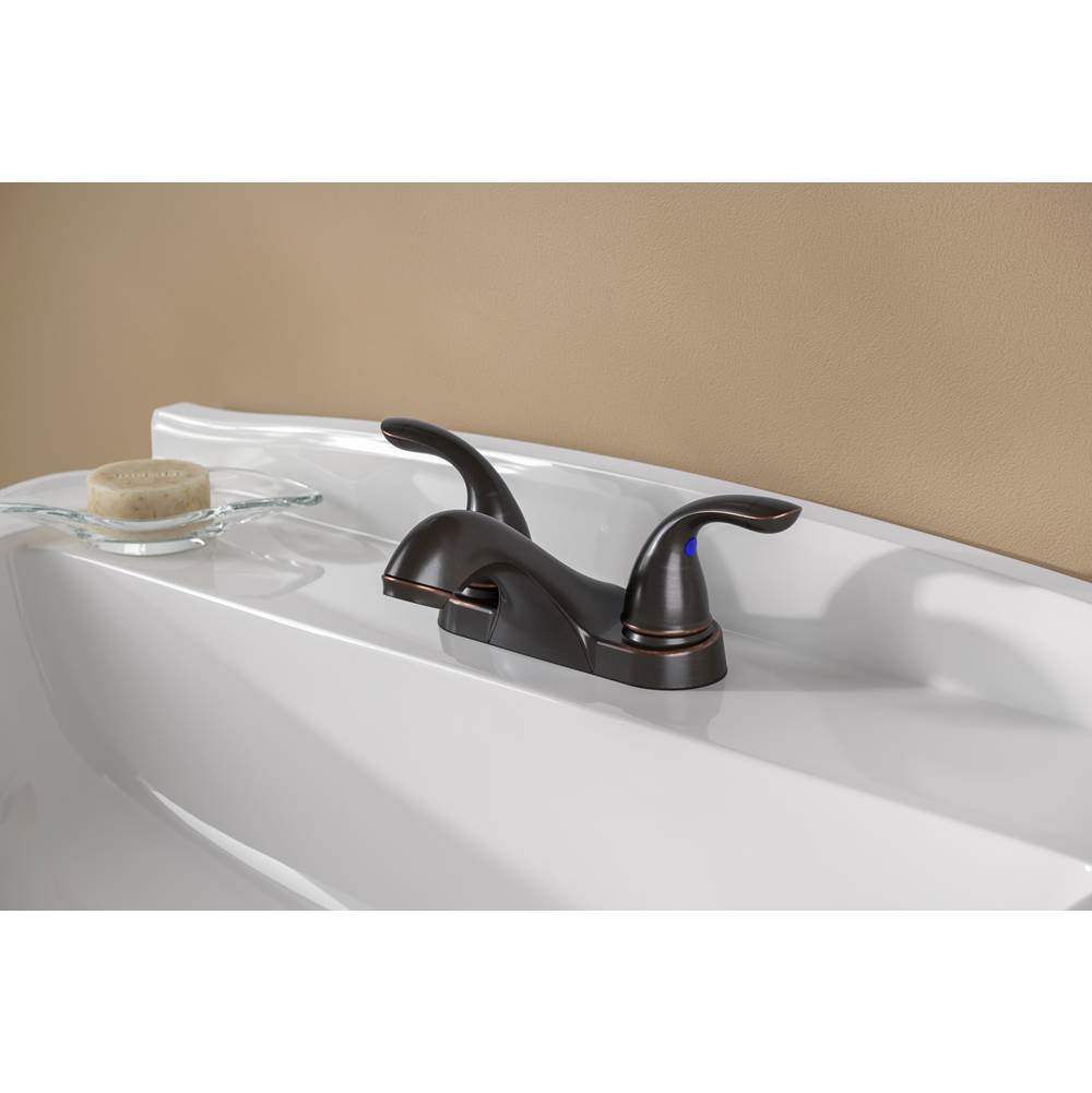 Pfirst Series 2-Handle 4'' Centerset Bathroom Faucet in Brushed Nickel
