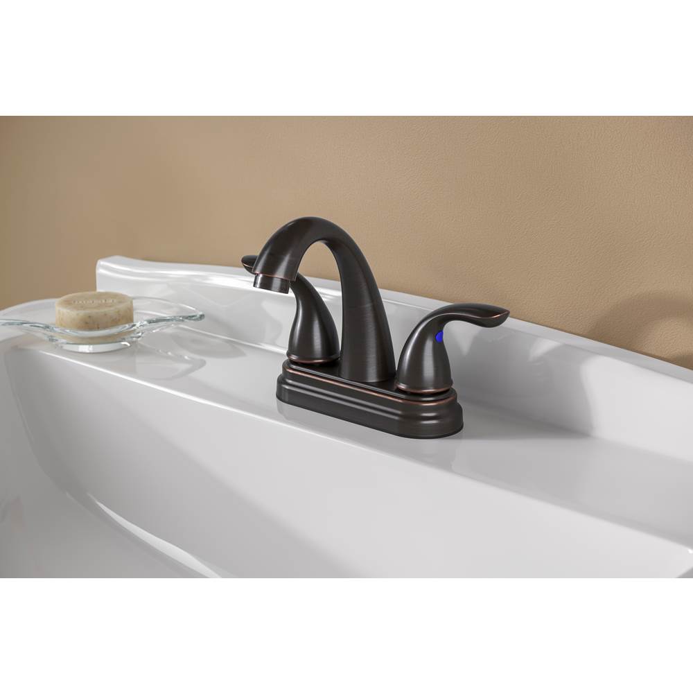 Pfirst Series 2-Handle 4'' Centerset Bathroom Faucet in Brushed Nickel