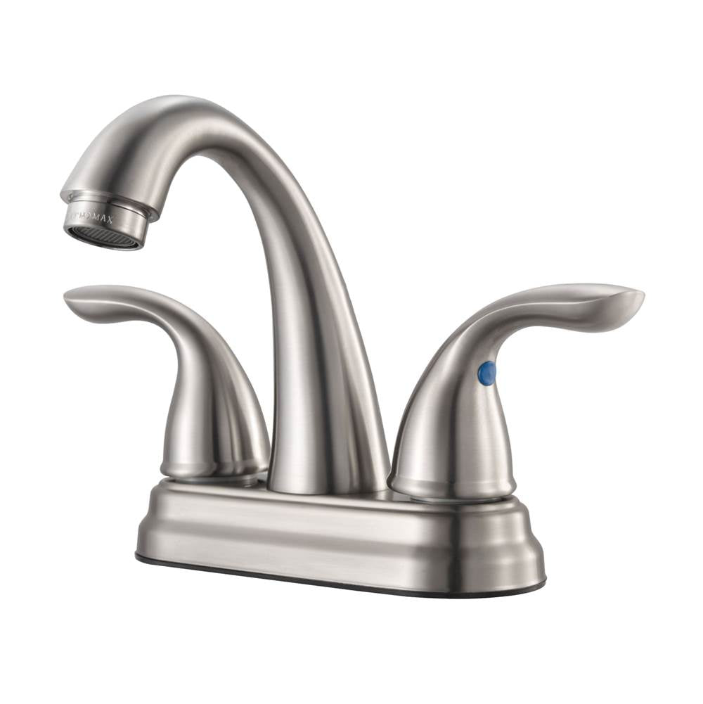 Pfister - Pfirst Series 2-Handle 4'' Centerset Bathroom Faucet in Brushed Nickel - Brushed Nickel