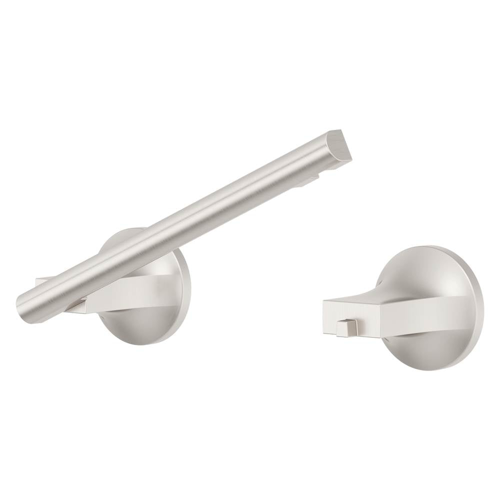 Pfister - Pfiirst Modern Toilet Paper Holder in Spot Defense Brushed Nickel - Spot Defense Brushed Nickel
