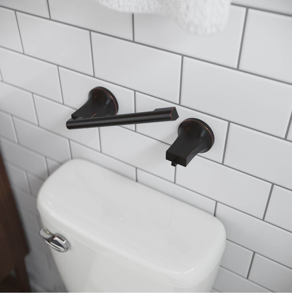 Pfiirst Modern Toilet Paper Holder in Matte Black