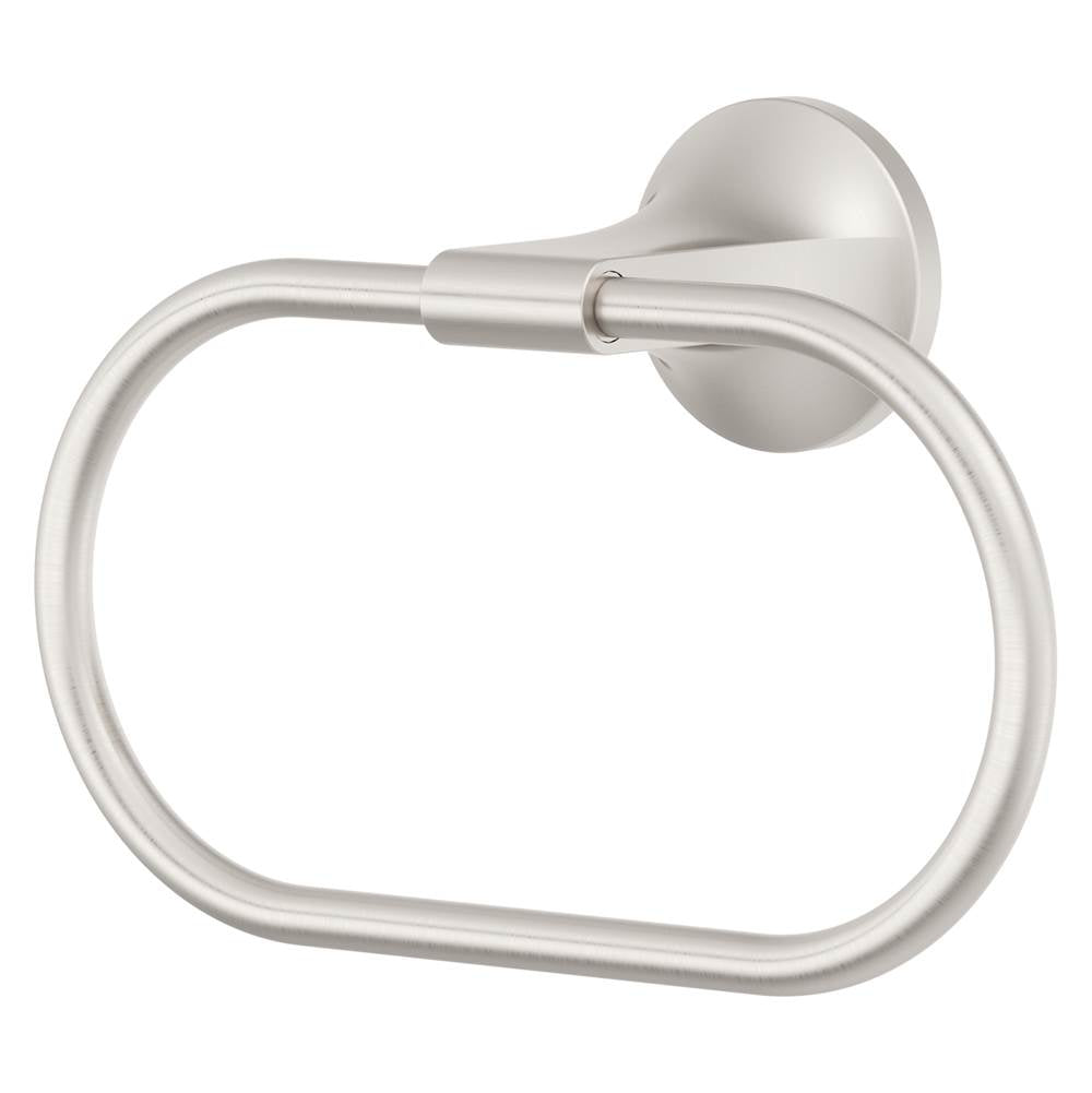 Pfister - Pfirst Modern Towel Ring in Spot Defense Brushed Nickel - Spot Defense Brushed Nickel