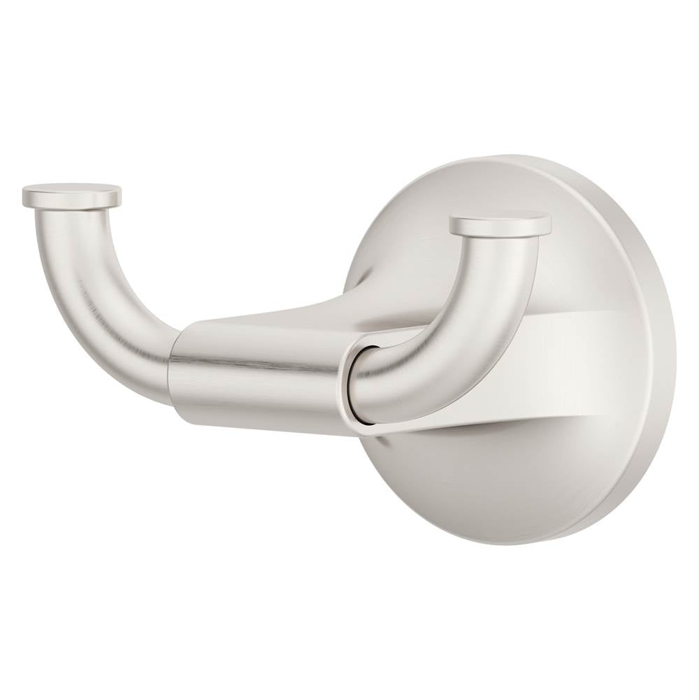 Pfister - Pfirst Modern Robe Hook in Spot Defense Brushed Nickel - Spot Defense Brushed Nickel